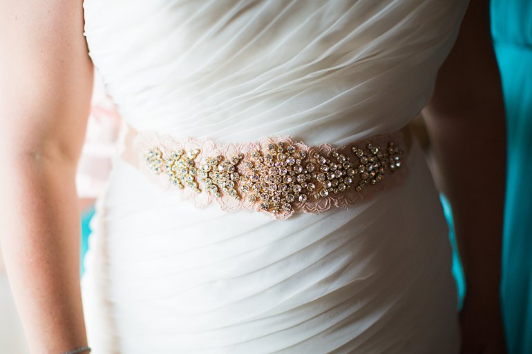 Rhinestone sash for wedding dress.